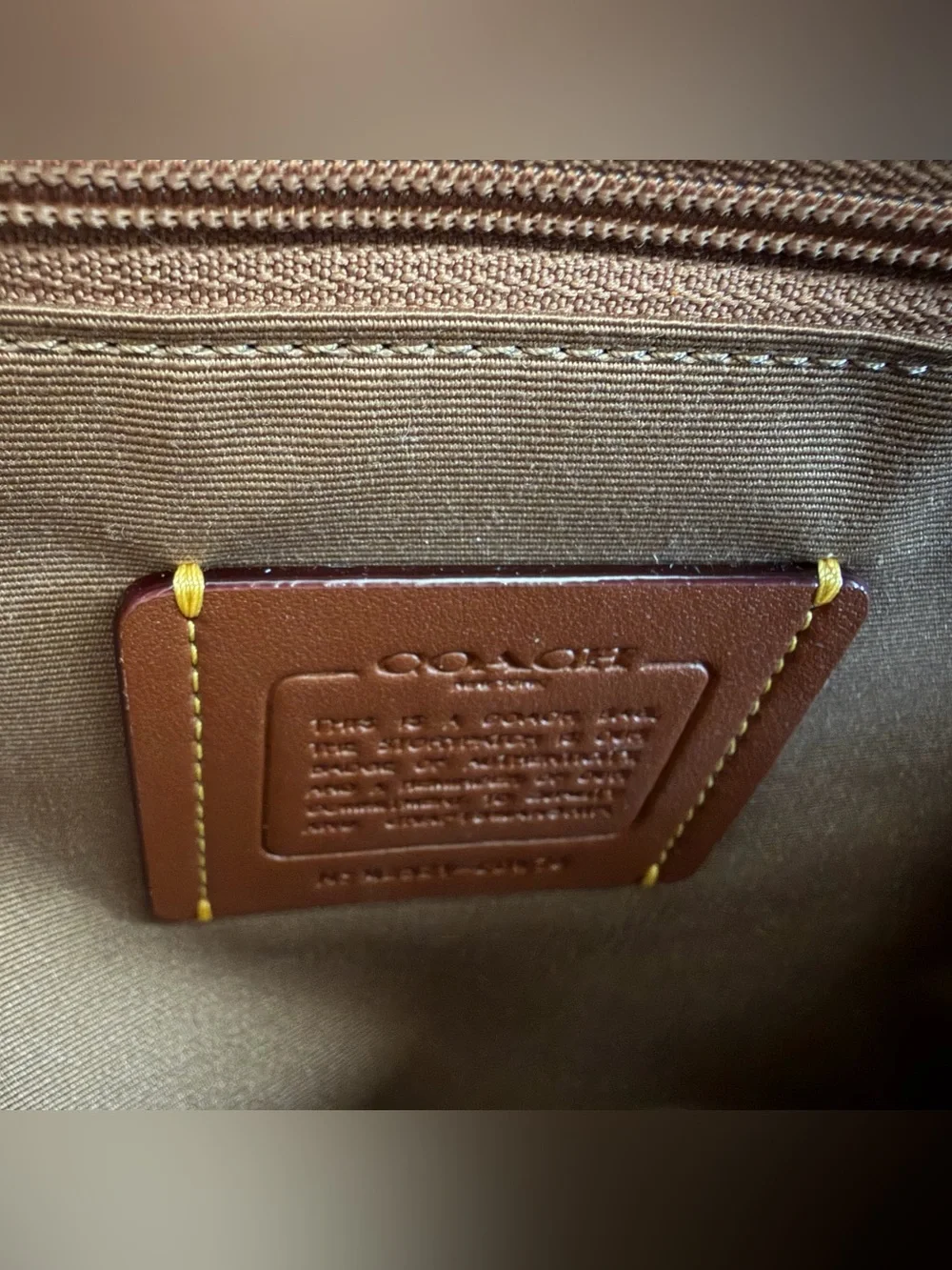 Coach style number